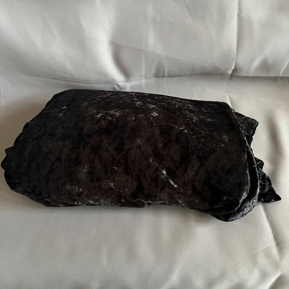 Other Other - 3 Yards Of 60" Wide Black Crushed Velvet Fabric Luxurious Material For Sewing